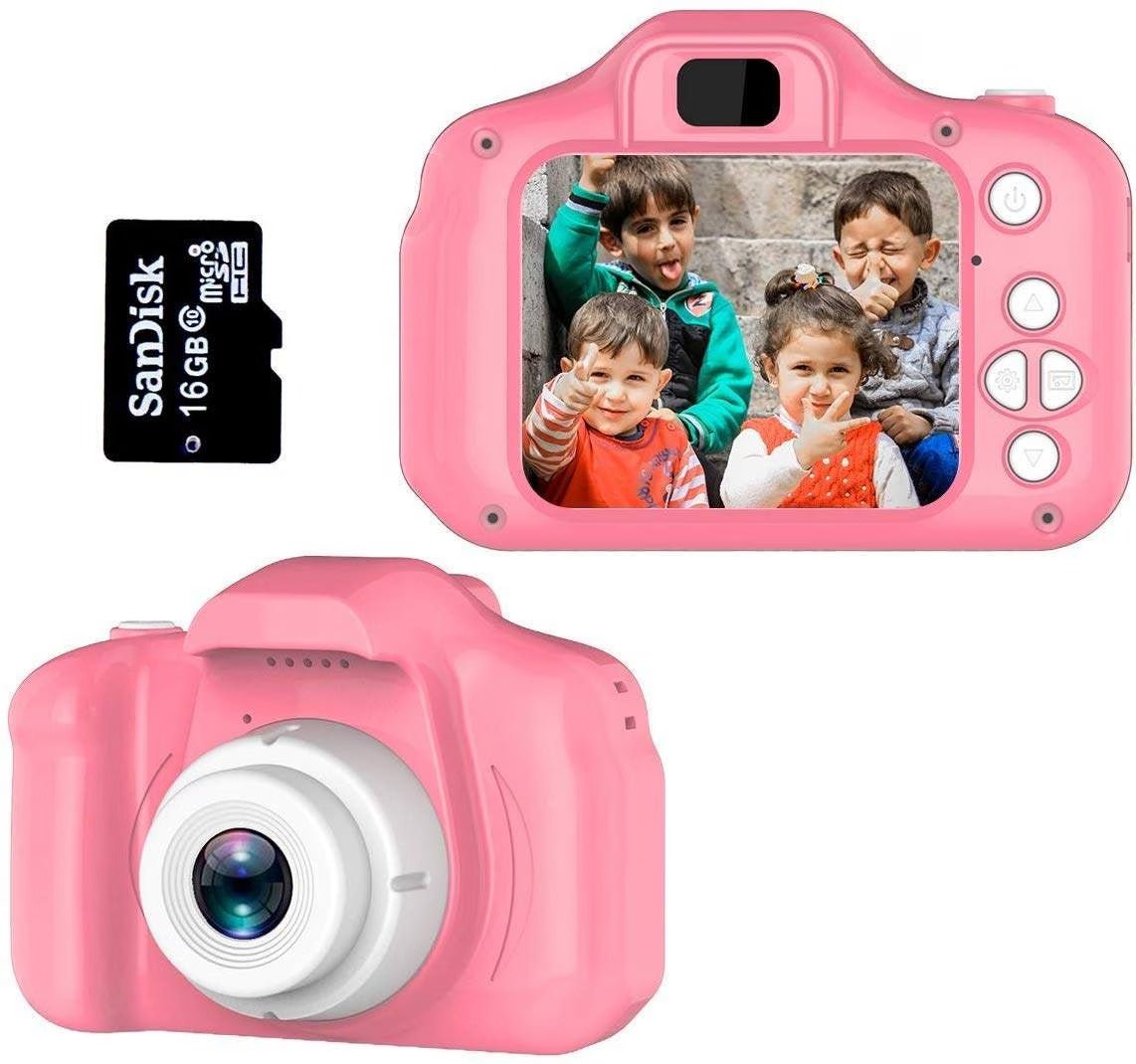 MyMiniCam™ Handheld Vintage Camera - Memories InsiteKIDS CAMERA +SD CARD - PINK